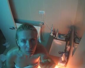 Kasia Stelmach naked. Blur (2022) Peeping Hidden Cam Movie Scene