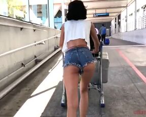 Milo Moire topless - Airport (2024) hot scene