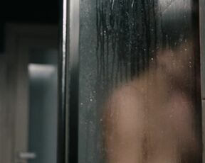 Katarzyna Wajda nude in shower scene. Odwilż (2022)