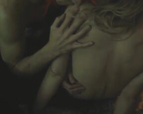 Sonia Rickli nude. Quelque chose vit entre l'homme et la bête (2015) Threesome Scene. Topless Actress