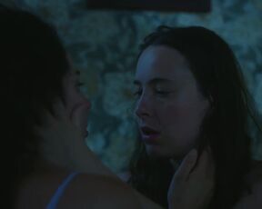 Lesbian Scene: Salomé Richard nude, Camille Moutawakil nude - L'échappée (2023)