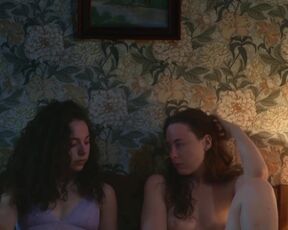 Lesbian Scene: Salomé Richard nude, Camille Moutawakil nude - L'échappée (2023)