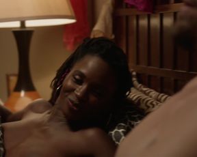 Actress Shanola Hampton, Isidora Goreshter, Ruby Modine - Shameless S07 E07-08 (2016) Nudity and Sex in TV Show