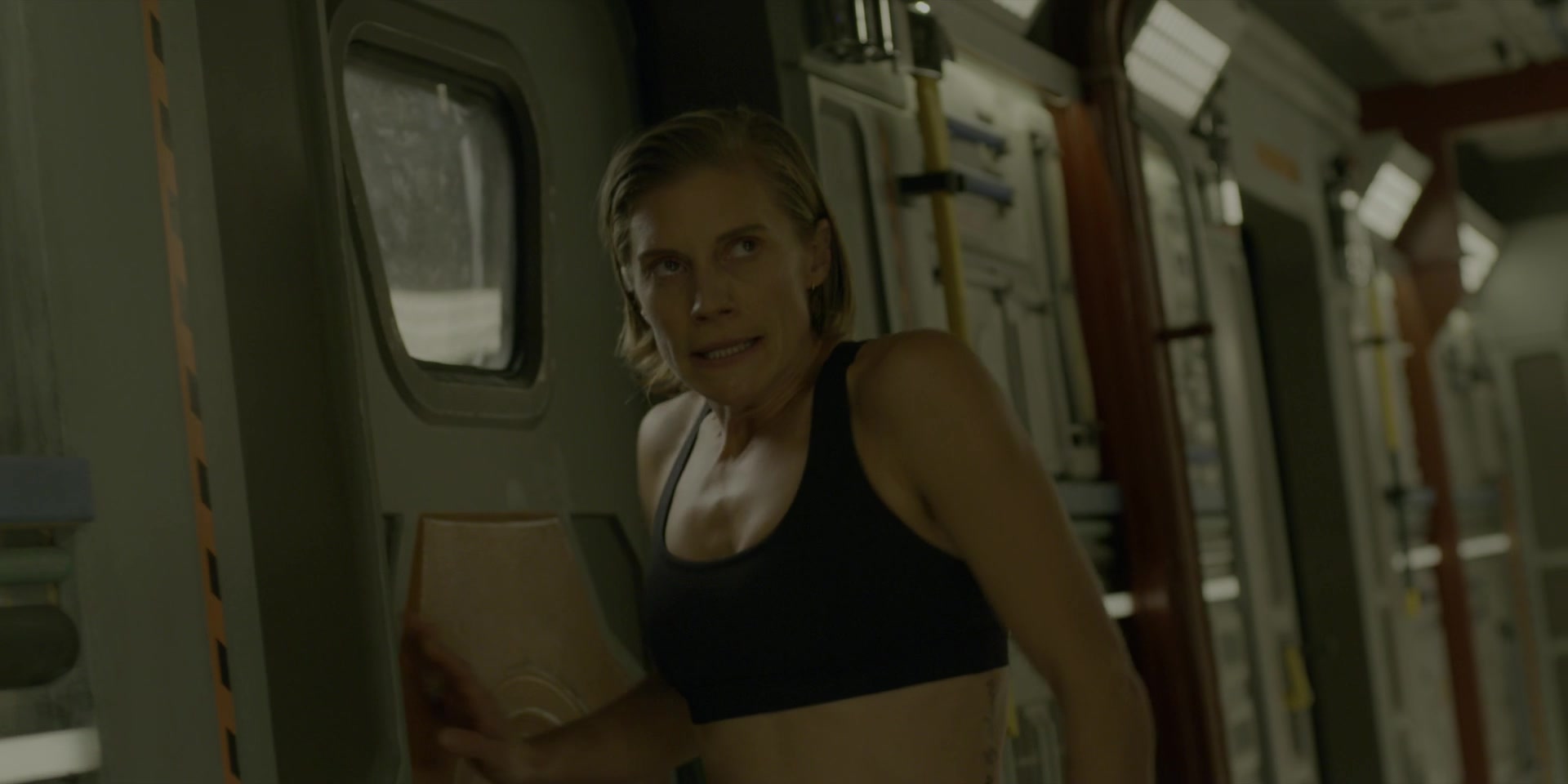 Naked scene Katee Sackhoff nude - Another Life s01e01 (2019) TV show nudity...