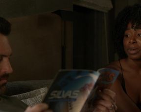TV show scene Kirby Howell-Baptiste nude - Why Women Kill s01e01 (2019) 