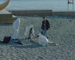 TV show scene Krista Kosonen, Agusta Eva Erlendsdottir nude - Fremvandrerne s01e01-04 (2019) 