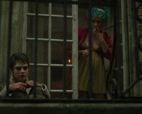 TV show scene Cara Delevingne, Karla Crome nude - Carnival Row s01e04-06 (2019) 