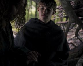 TV show scene Nina Fotaras nude - The Name of the Rose s01e05 (2019) 