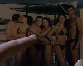 Explicit sex scene Aitana Sanchez-Gijon, Itziar Miranda nude - Celos (1999) Adult video from the movie