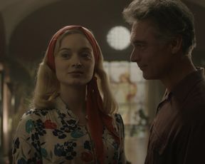 TV show scene Amara Zaragoza, Bella Heathcote nude – Strange Angel s02e02 (2019) 