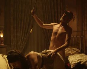 TV show scene Anne Charrier, Jemima West, Blandine Bellavoir, Dinamene Alves nude - Maison close s01 (2010) 