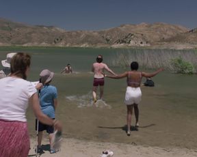 TV show scene Juliette Lewis nude - Camping s01e01 (2018) 