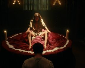 TV show scene Amara Zaragoza naked - Strange Angel s01e07 (2018) 