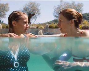 Celebrity Lesbian Video - Lesbians in Pool - Affenkonig 