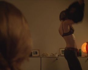 Celebrity Lesbian Video - Le Garrec Derriere toi - Lesbian Kissing Scene