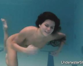 Erotic underwater flash