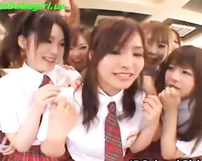 Censored Video - Asian Girl Students investigating on asian babes